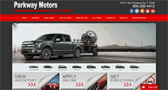 Desktop Screenshot of pkwymotors.com