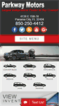 Mobile Screenshot of pkwymotors.com